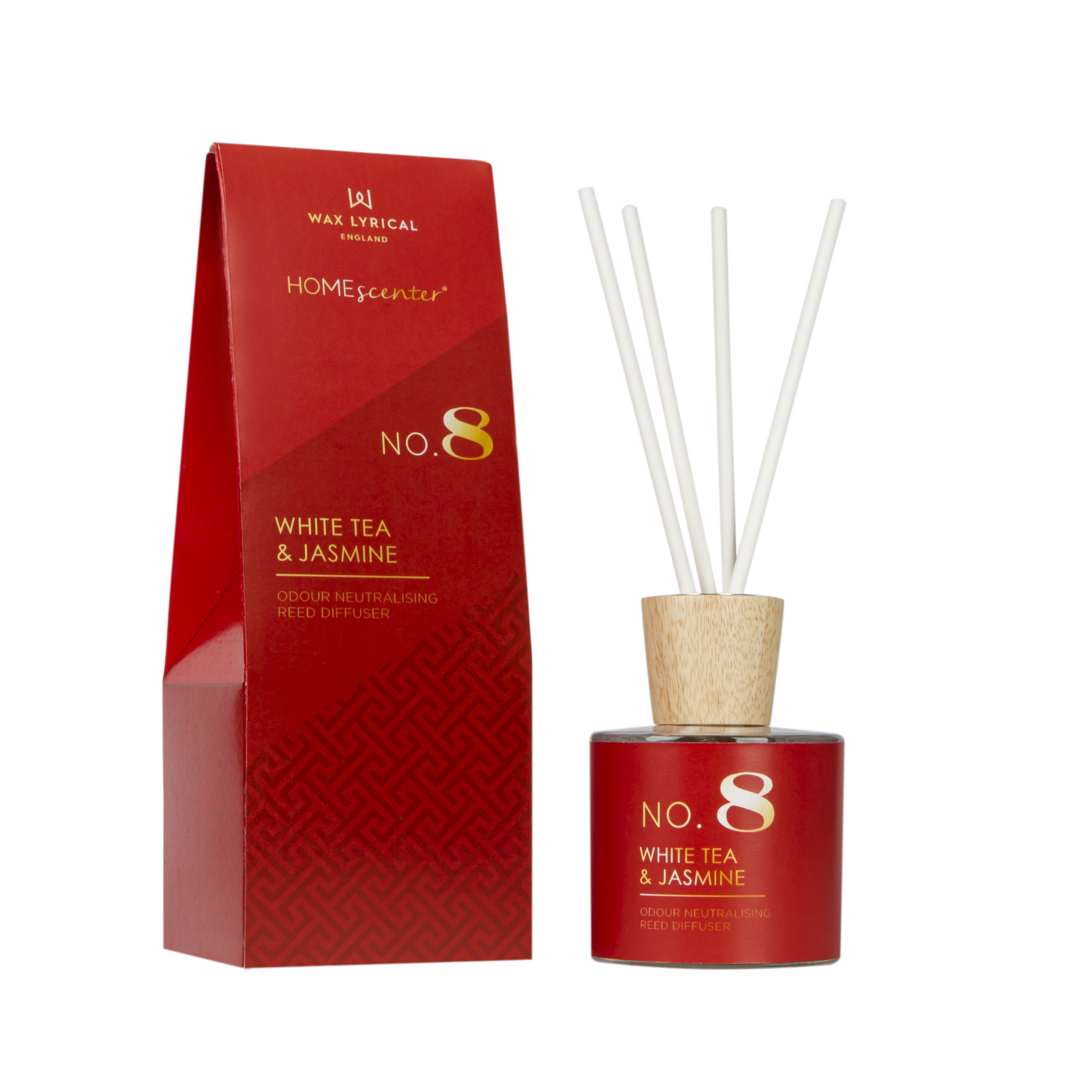 HomeScenter No. 8 White Tea and Jasmine Reed Diffuser image number null